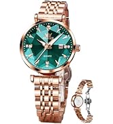 Amazon.co.jp: OLEVS 腕時計 レディース クォーツ かわいい シンプル